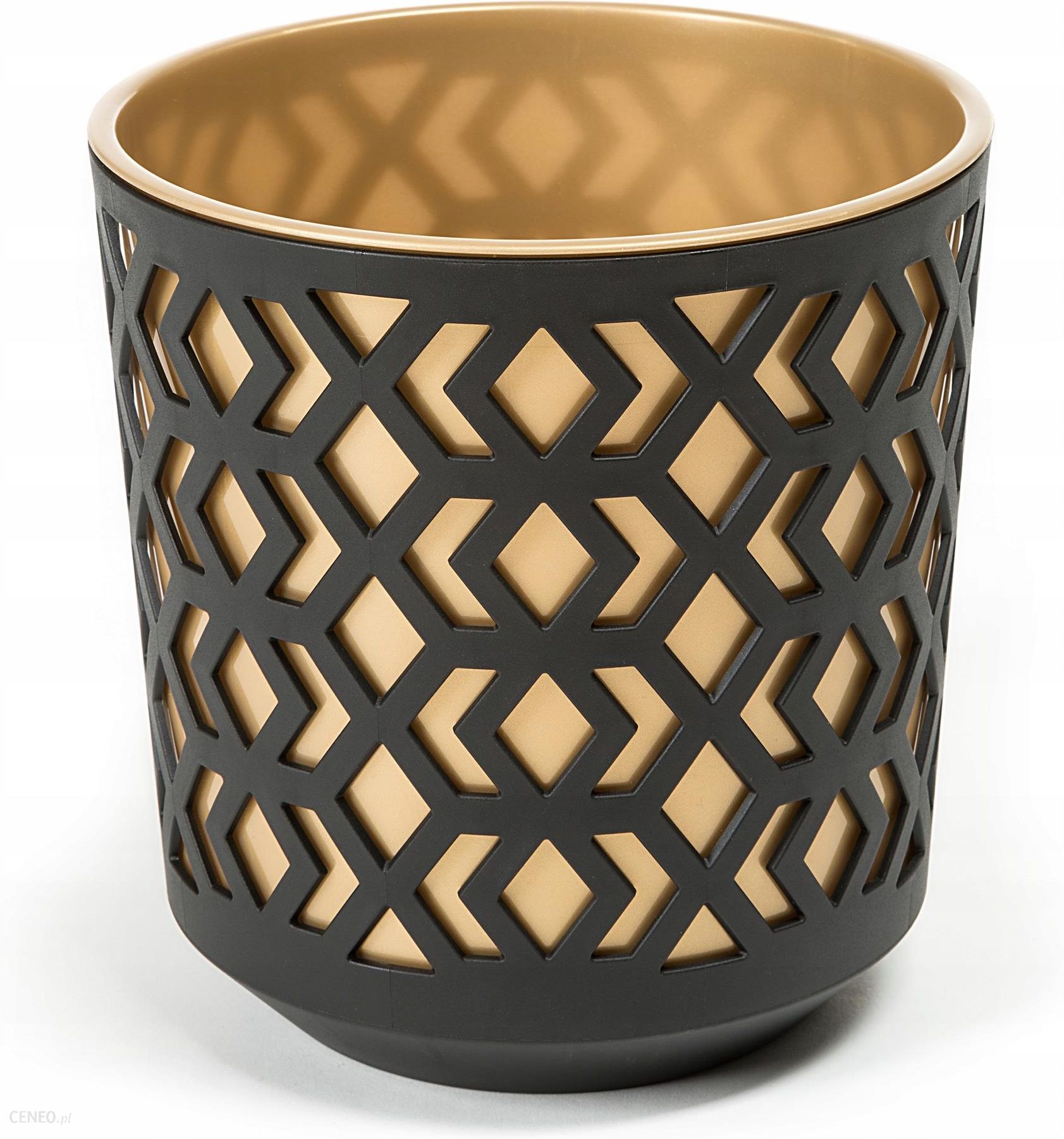 i-doniczka-okragla-aztek-z-wkladem-195-czarno-zlota