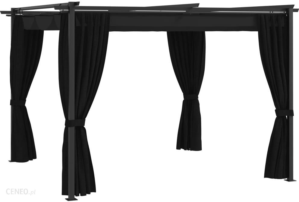 i-vidaxl-altana-ogrodowa-z-zaslonami-3-x-3-m-antracytowa-stal